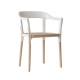 Steelwood Chair Sedia con braccioli Magis vista