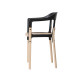 Steelwood Chair Sedia con braccioli Magis vista