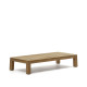 Tavolino Forcanera in teak massiccio 150 x 71 cm Kave Home vista