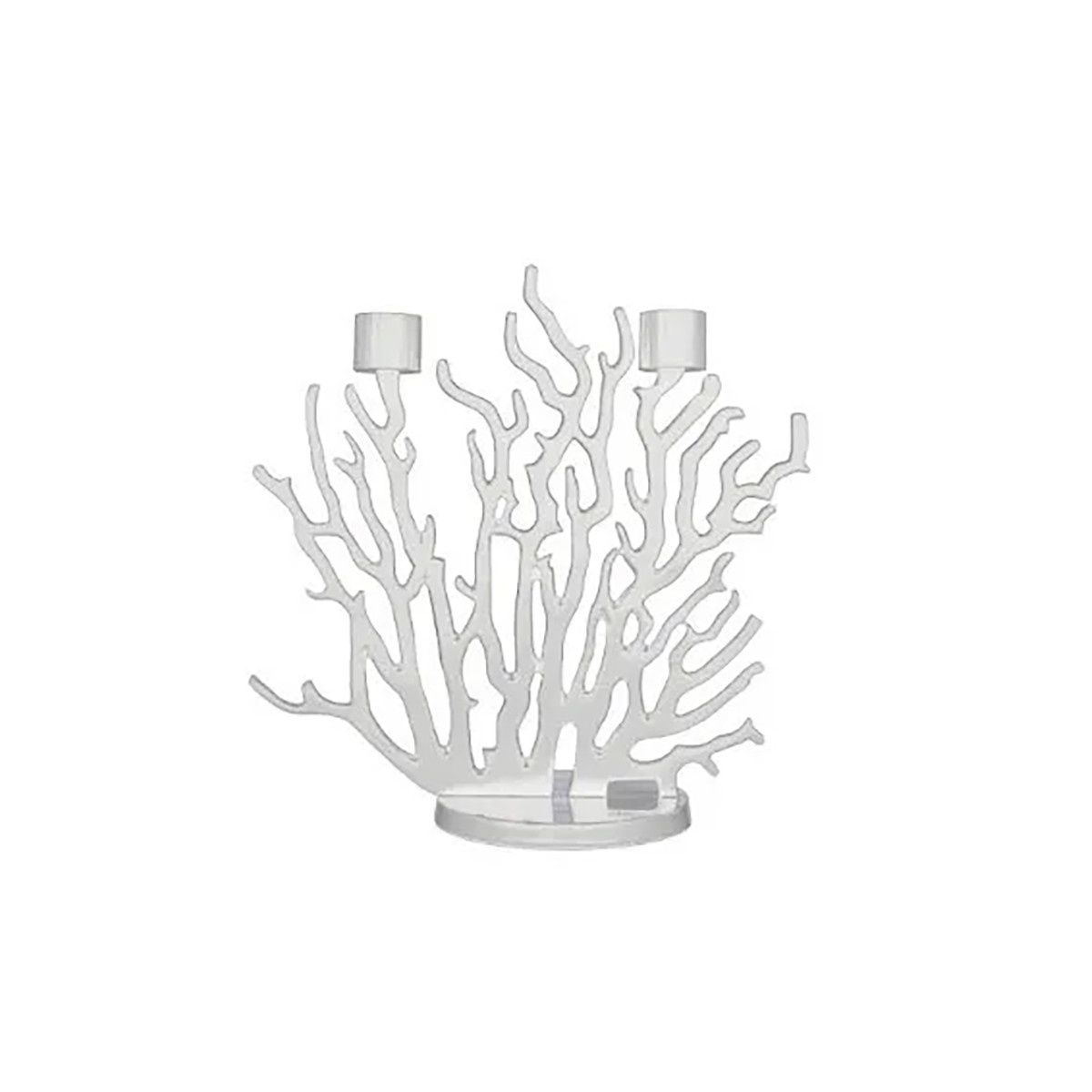 Driade Tenochtitlan Mini Candelabro bianco