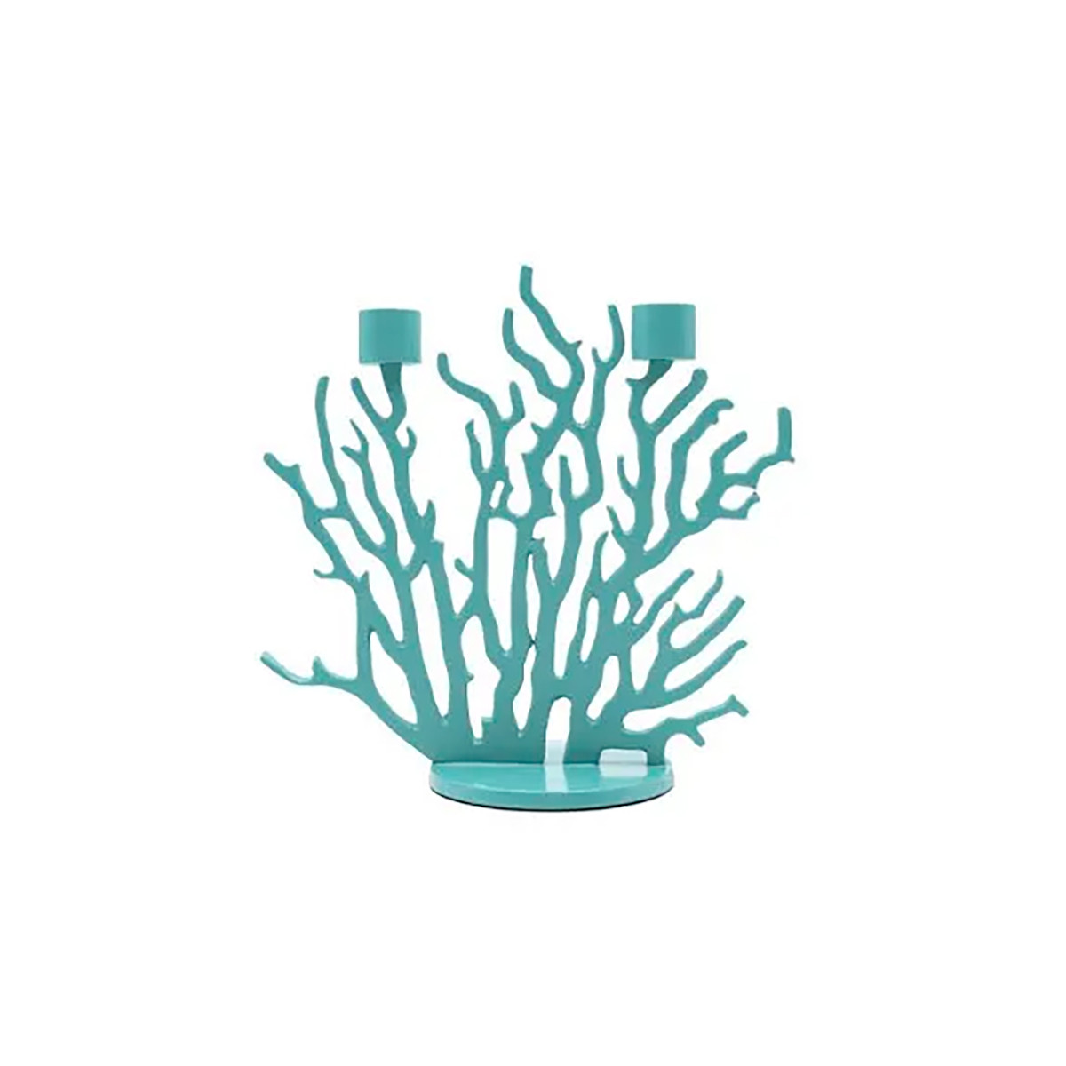 Driade Tenochtitlan Mini Candelabro verde acqua