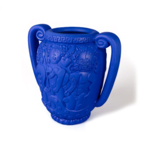 Magna Graecia Terracotta Amphora Blue
