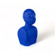 Magna Graecia Terracotta Busto Man Blue Seletti vista