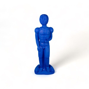 Magna Graecia Terracotta Statua Bronzo Blue