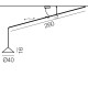 Vela 22 lampada a sospensione Martinelli Luce dimensioni