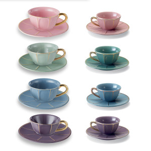 Vintage Set di tazze per la colazione 8 pz Bitossi Home