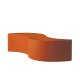 Wave Pot vaso Slide Design arancio zucca